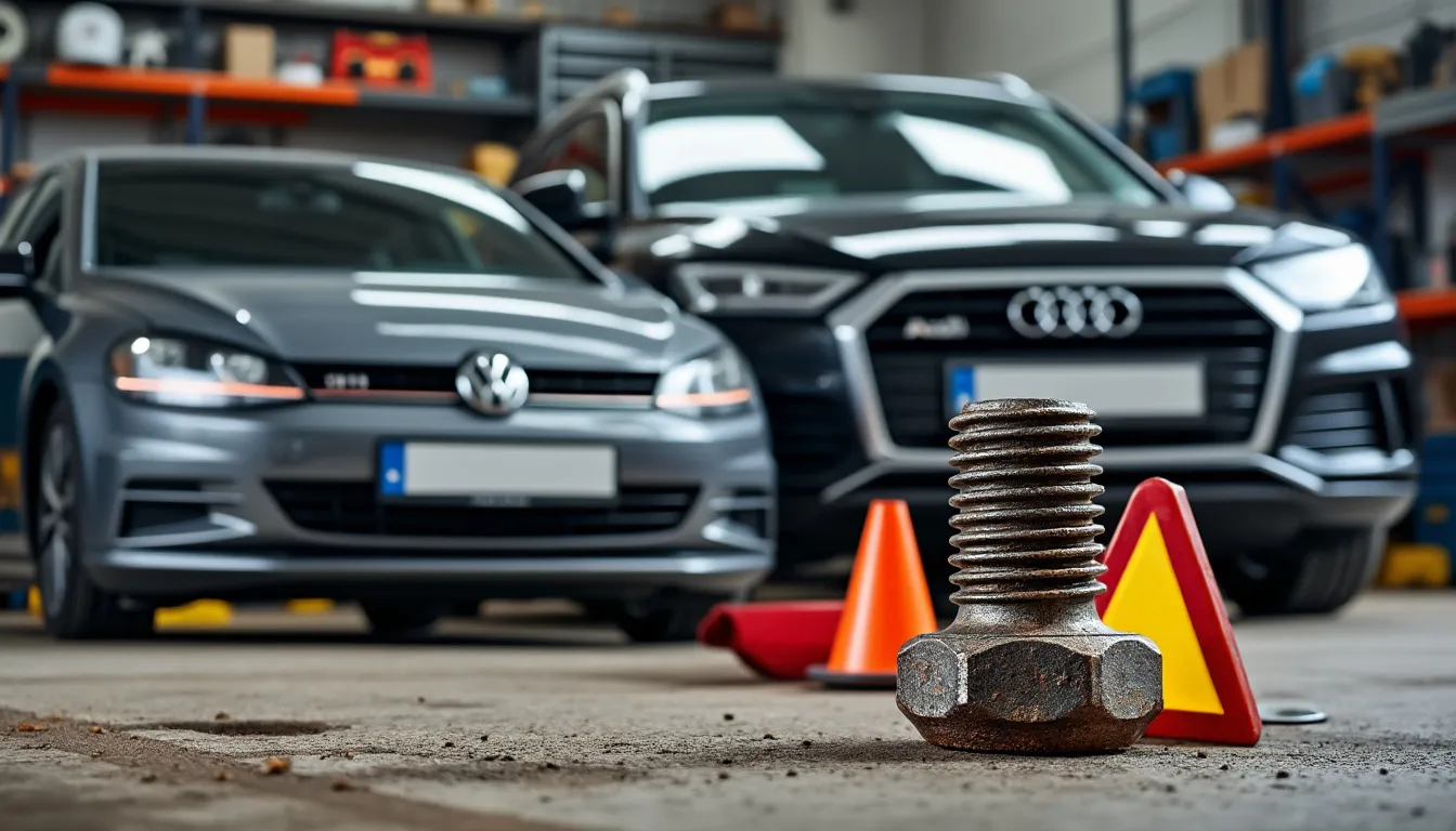 une vis oubliée pourrait fragiliser la direction de 2,86 millions de volkswagen golf, tiguan et audi q3. découvrez les modèles concernés et les risques.