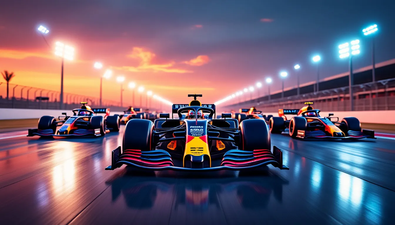 max verstappen s’élancera en pole position au grand prix de bahreïn. découvrez la grille de départ complète de la course.