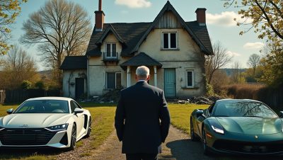 dans l’oise, un homme est soupçonné d’avoir détourné plus d’un million d’euros, alors qu’il vivait dans une maison insalubre et possédait des voitures de luxe.