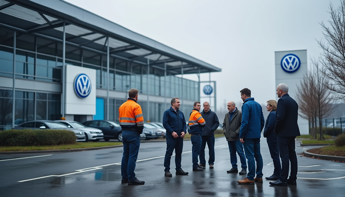 chez volkswagen, ig metall menace d’un « conflit sévère » après la résiliation des accords sociaux, sur fond de tensions entre le constructeur et les syndicats.